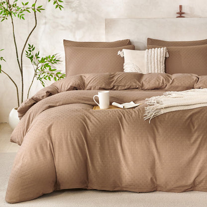 Comforter Queen Set Grid Black 100% Soft Washed Microfiber Jacquard 3 Pieces Grid Bedding Sets Grey White Comforter Queen for All Seasons and 2 Pillowcases Comfort Breathable