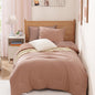 Queen Comforter Set-7 Pieces Soft Prewashed Bed in a Bag Queen Bedding Sets