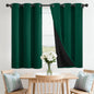 SimpleHome Cream 100% Blackout Curtains Room Darkening Living Room 84 Inch