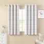 MYSKY HOME Kids Blackout Curtains for Boys Bedroom 84 Inch Long 100% Light Blocking Cute Curtains for Playing Room 2 Panels Grommet Nursery Drapes with Rainbow Pom Pom Sheer 2 Layered 50W x 84L