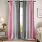 Burnt Orange Curtains 84 Inch Length for Living Room,2 Panels