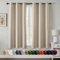 MIULEE Blackout Curtains for Bedroom 2 Panels 40 x 84 Inch Long Black