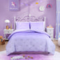 Twin Comforter Set with Sheets for Girls-5 Pieces Twin Bedding Sets