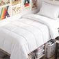CozyLux Queen Comforter Set, 3-Piece Box-Stitched, Black