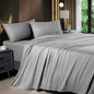 Shilucheng 6 Piece Queen Sheet Sets, Cooling Sheets, Dark Grey