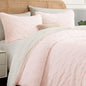 BEDELITE Fluffy Sherpa Queen Comforter Set,Grey