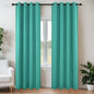 Joydeco Blackout Curtains for Bedroom 84 Inch - Black Out Curtains with Grommets Thermal Insulated Room Darkening Light Blocking, Noise Reducing & Wrinkle-Free Drapes for Living Room Windows, 2 Panels
