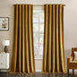 MIULEE Velvet Curtains 52x84 inches 2 Panels Olive Green Blackout Curtains
