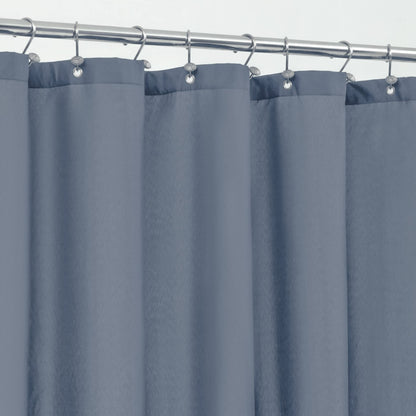 ALYVIA SPRING Waterproof Fabric Shower Curtain or Liner White, 72x72