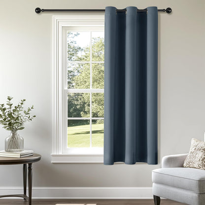 ChrisDowa Blackout Curtains Door Curtain for Doorway Privacy Closet Drapes