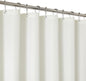 2-in-1 Waterproof Fabric Shower Curtain - No Separate Liner Needed, Hotel-Style Waffle Weave, Effortless Cleaning & Washable Bathroom Shower Curtain Set,72Wx72H,White