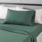 Amazon Basics Lightweight Super Soft Easy Care Breathable Microfiber 4 Piece Bed Sheets Set with 14-Inch Deep Pockets, Full, Navy Blue, Solid