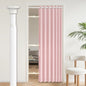 AJAZZ Blackout Accordion Door Magnetic Door Curtain Folding Closet Doors Curtain Invisible for Bedroom Room Living Room Doorway, Grey 42" W x 78" L, 1 Panel