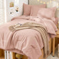 MUXHOMO Queen Comforter Set 7 Pieces, Soft Bed in a Bag, Olive Green