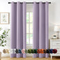 MIULEE Blackout Curtains for Bedroom 2 Panels 40 x 84 Inch Long Black