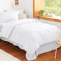 CozyLux Full Comforter Set 82"x86" Burgundy - 7 Piece Bed in a Bag