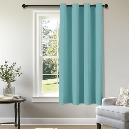 ChrisDowa Blackout Curtains Door Curtain for Doorway Privacy Closet Drapes