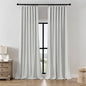 Joydeco Linen Curtains 96 inch Length 2 Panel Set, Light Filtering Curtain for Living Room Bedroom, 52 inch Wide Drapes with Rod Pocket Back Tab (96" Lx52 W, Ivory on Linen)