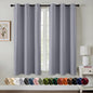 MIULEE Blackout Curtains for Bedroom 2 Panels 40 x 84 Inch Long Black