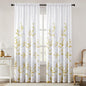 HOMEIDEAS Kitchen Curtains, Short Non-See-Through Privacy Curtains 30"X36"