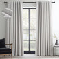 Topfinel Cream Linen Blackout Curtains 84 Inch Long for Bedroom Living Room, Ivory Pinch Pleat Back Tab Full Blackout Drapes Farmhouse Boho Curtains for Window, White Neutral Curtains 52" X 84" 7 FT