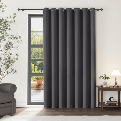 ChrisDowa Blackout Curtains Door Curtain for Doorway Privacy Closet Drapes
