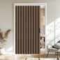 Vatge Closet Door Curtain Room Divider Drapes, Pleated Folding Style Curtains for Doorways Curtain for Bedroom Without Door,1 Panel with Tieback, W39 x L78, Black