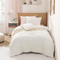 Queen Comforter Set-7 Pieces Soft Prewashed Bed in a Bag Queen Bedding Sets