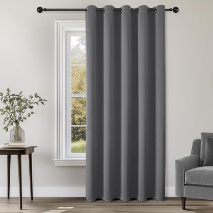 ChrisDowa Blackout Curtains Door Curtain for Doorway Privacy Closet Drapes