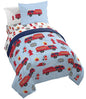 KPOP Demon Hunters Twin Comforter Set 5 Piece Kids Cartoon Bedding, Purple