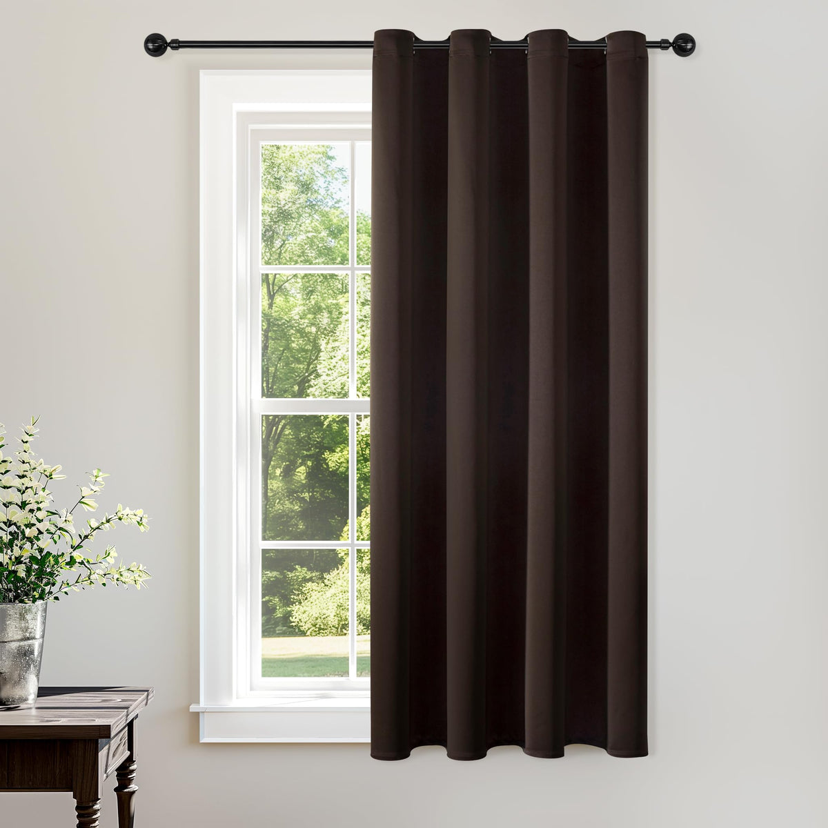 ChrisDowa Blackout Curtains Door Curtain for Doorway Privacy Closet Drapes