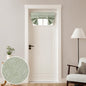 HOMEIDEAS 100% Blackout Linen Door Curtains for French Door 26x68 Inch