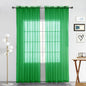 SpaceDresser Sheer Voile Curtains for Living Room 84 Inch Long 2 Panels