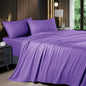 Shilucheng 6 Piece Queen Sheet Sets, Cooling Sheets, Dark Grey