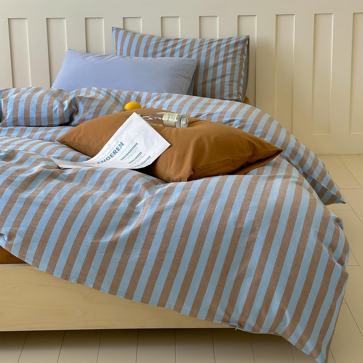 LifeTB Queen Comforter Set Fluffy Plaid Checkered Pattern Modern Style Geometric Comforter with 2 Pillow Shams Grid Plaid Bedding Comforter for Boys Men All Season Queen Size Bed Comforter Set