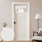 HOMEIDEAS 100% Blackout Linen Door Curtains for French Door 26x68 Inch