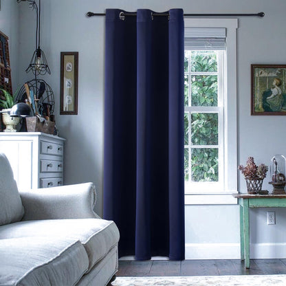ChrisDowa Blackout Curtains Door Curtain for Doorway Privacy Closet Drapes