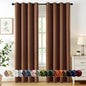 MIULEE Blackout Curtains for Bedroom 2 Panels 40 x 84 Inch Long Black