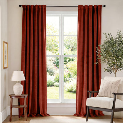 Lazzzy Blackout Curtains Thermal Insulated Curtains Room Window Drapes Super Soft Luxury Curtains for Living Room Bedroom Rod Pocket 2 Panels, 96 Inch Lined | Beige