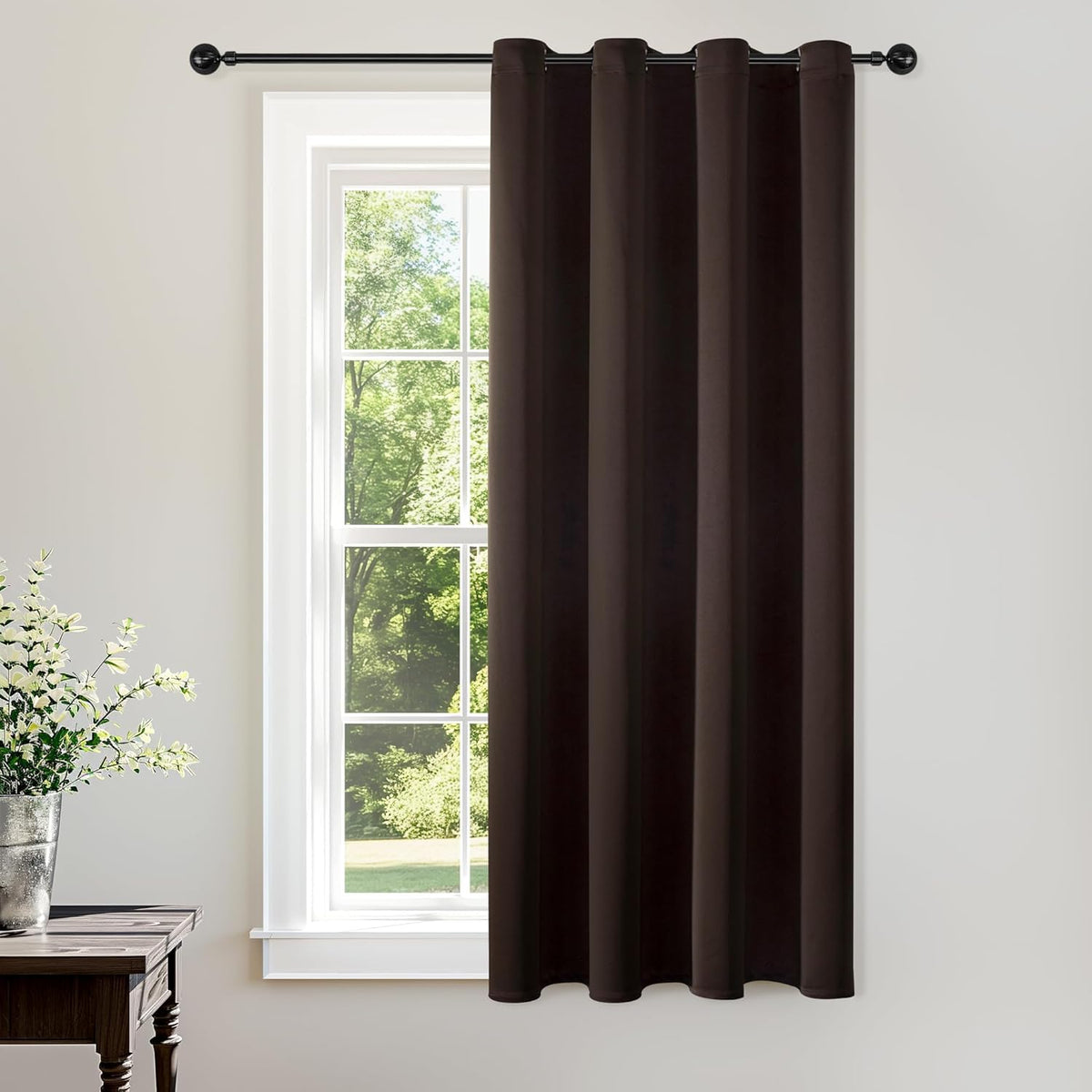 ChrisDowa Blackout Curtains Door Curtain for Doorway Privacy Closet Drapes