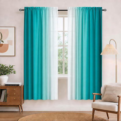 Burnt Orange Curtains 84 Inch Length for Living Room,2 Panels