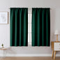 Chyhomenyc 2 Panels White Kitchen Curtains 36 Inch Length Tier Curtain