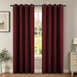 Joydeco Blackout Curtains for Bedroom 84 Inch - Black Out Curtains with Grommets Thermal Insulated Room Darkening Light Blocking, Noise Reducing & Wrinkle-Free Drapes for Living Room Windows, 2 Panels