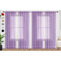 SpaceDresser Sheer Voile Curtains for Living Room 84 Inch Long 2 Panels