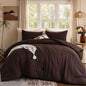 ROSGONIA King Size Comforter Set Olive Green, 3pcs (1 Boho Comforter & 2 Pillowcases), Lightweight Bedding Blanket All Season Bedspreads Quilt