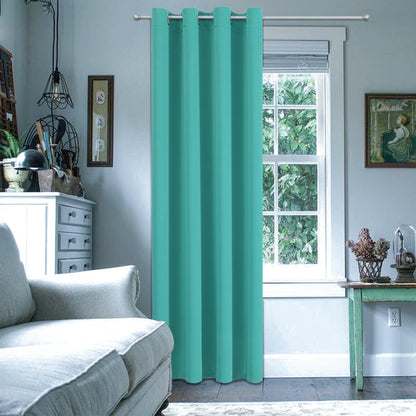 ChrisDowa Blackout Curtains Door Curtain for Doorway Privacy Closet Drapes