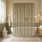 EurCross Clear Shower Curtain Liner Short Length 68 inches with 5 Magnets, Waterproof PVC-Free 9G Heavy Duty PEVA Shorter Transparent Shower Curtain 72 x 68 inch Without Hooks
