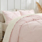 BEDELITE Fluffy Sherpa Queen Comforter Set,Grey