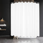 Barossa Design Waffle Weave White Shower Curtain Hotel, Standard Size