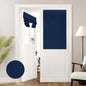 HOMEIDEAS 100% Blackout Linen Door Curtains for French Door 26x68 Inch